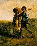 Jean-Franc Millet The Walk to Work oil on canvas